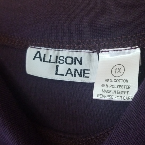 Purple Allison Lane Long Sleeve Shirt - Picture 5 of 5